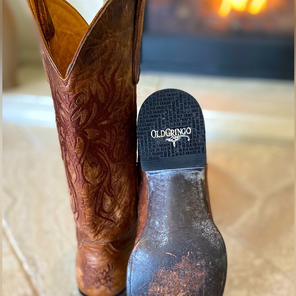 Old Gringo Rustic Distressed Cowboy Boots - Picture 9 of 10